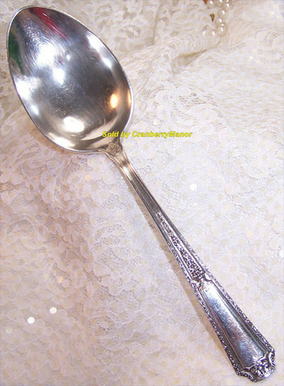 Towle Sterling Silver Louis XIV Casserole Serving Spoon Vintage Designer  Flatware