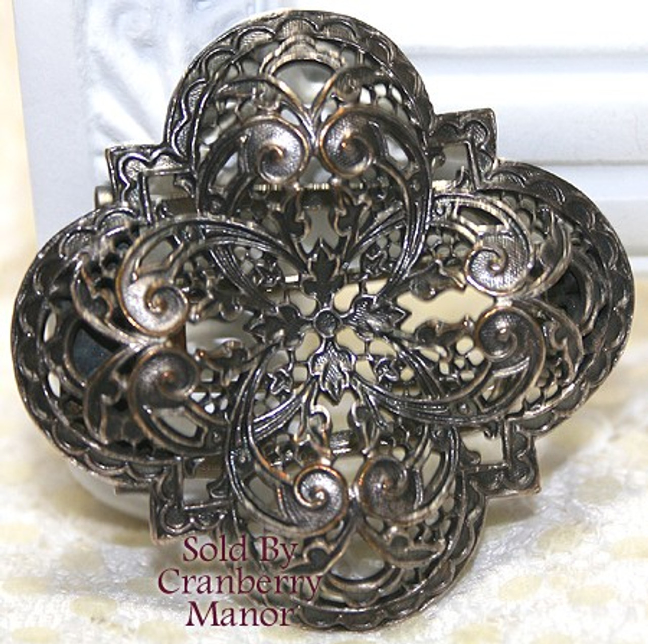 Brass Filigree Brooch 1920s – The French Antique Store