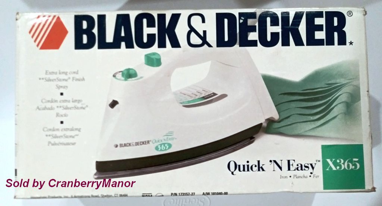 Black & Decker Classic Black Iron