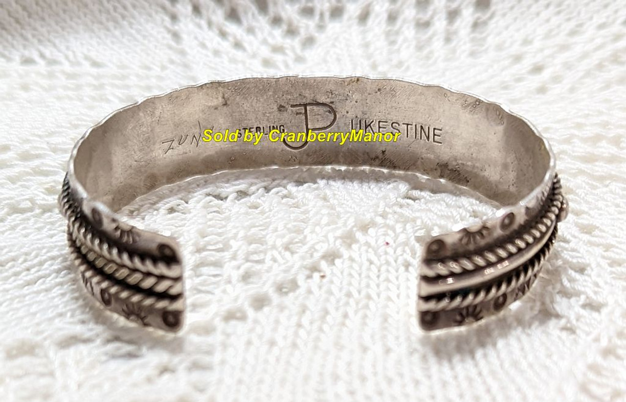 ヴィンテージ！Silver Zuni Style Bangle ブレスレット Vintage-Sterling-Silver-Zuni-