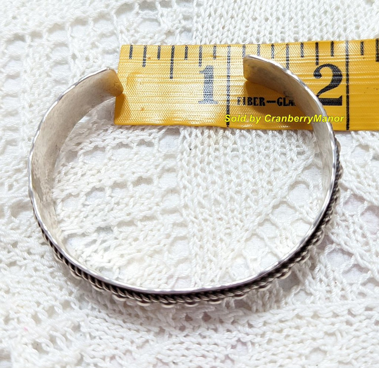 Zuni JP Ukestine Bracelet Sterling Silver Jewelry Vintage
