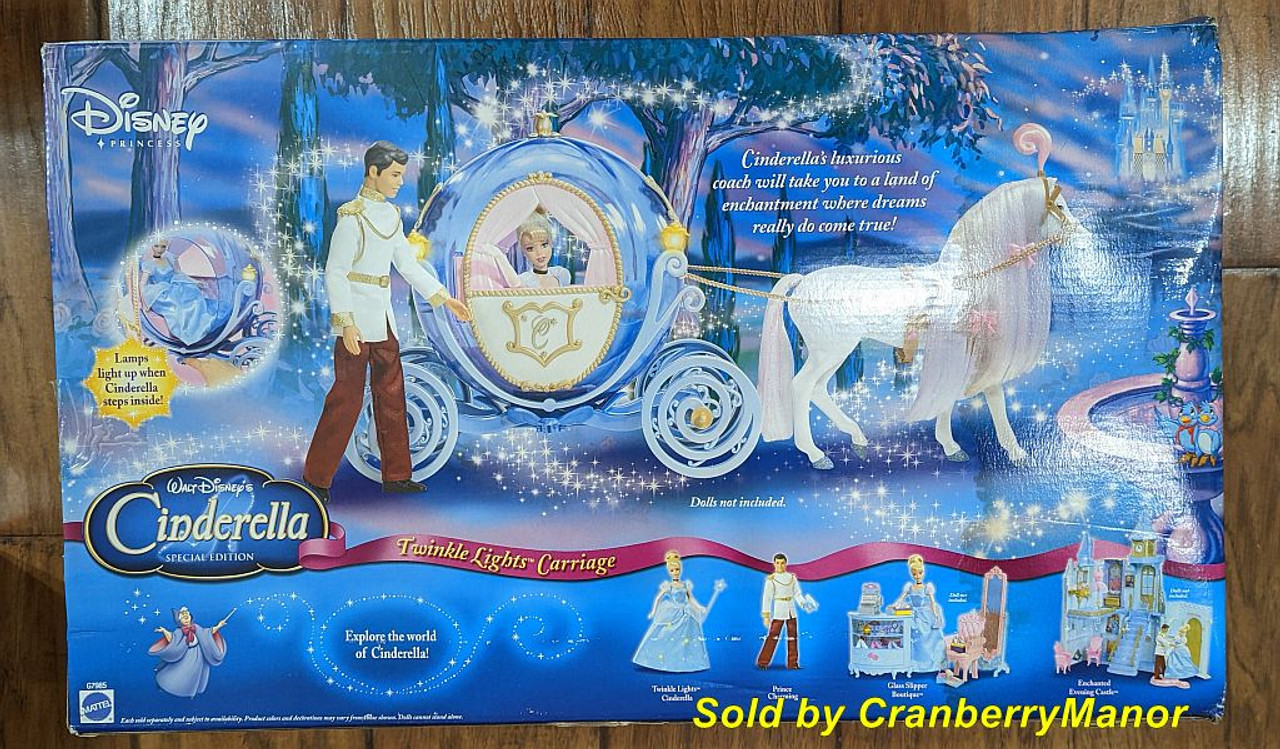 Cinderella Twinkle Lights Horse Carriage Toy Special Edition