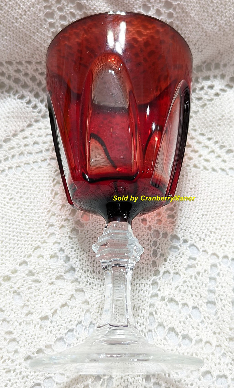 Cristal D'arques-durand Rose Claret Wine Glasses/pink Wine Glasses