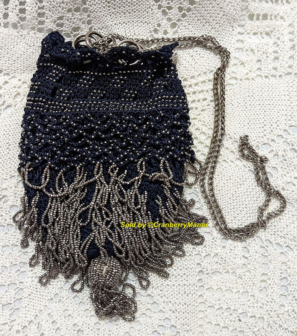 Optional Cotton Rope Ladies Beaded Crochet Bag at Rs 380/piece in Thana  Bhawan | ID: 21224279473