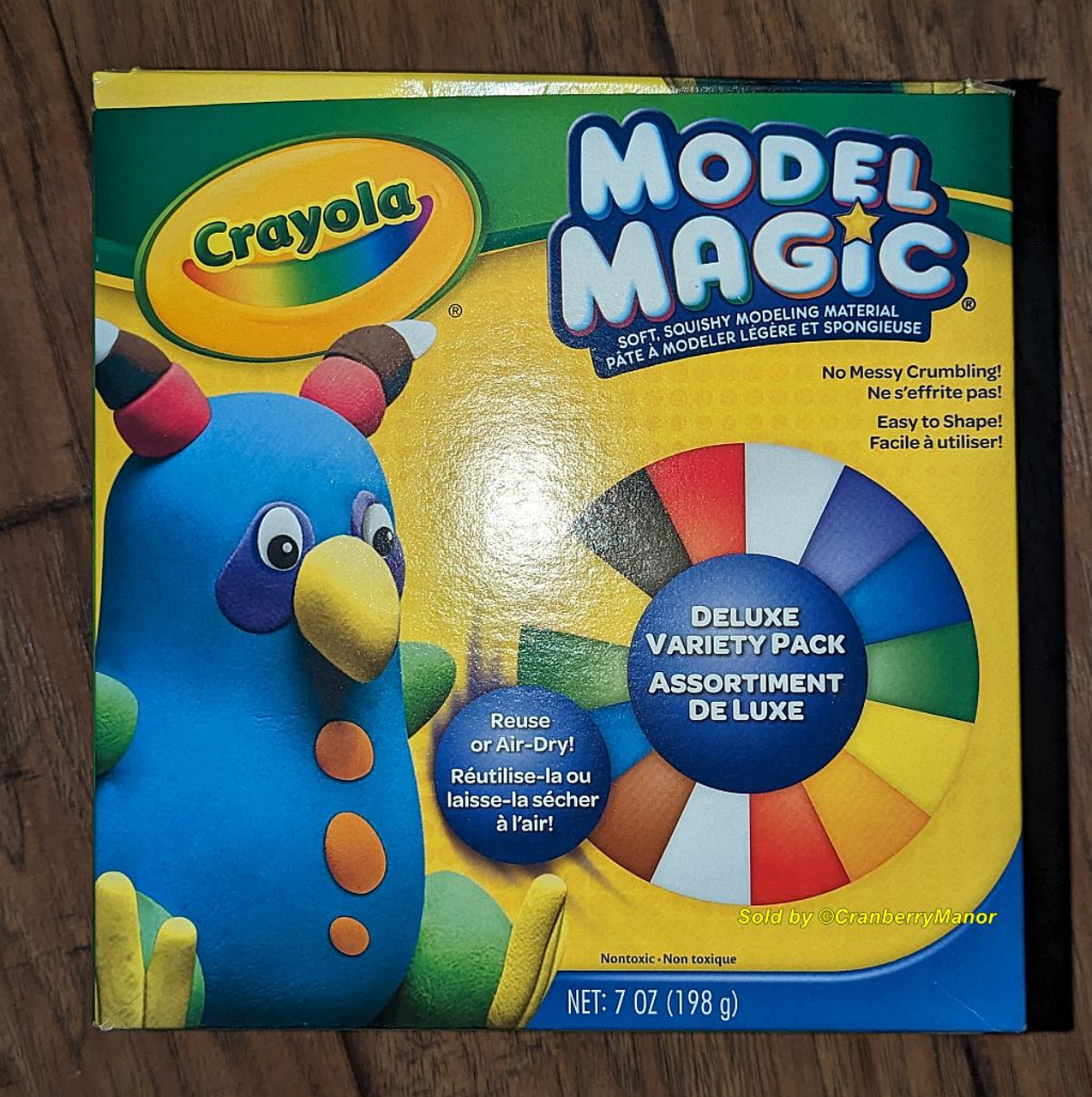 Crayola Model Magic 8 Assorted Color Modeling Compound NOS NIP