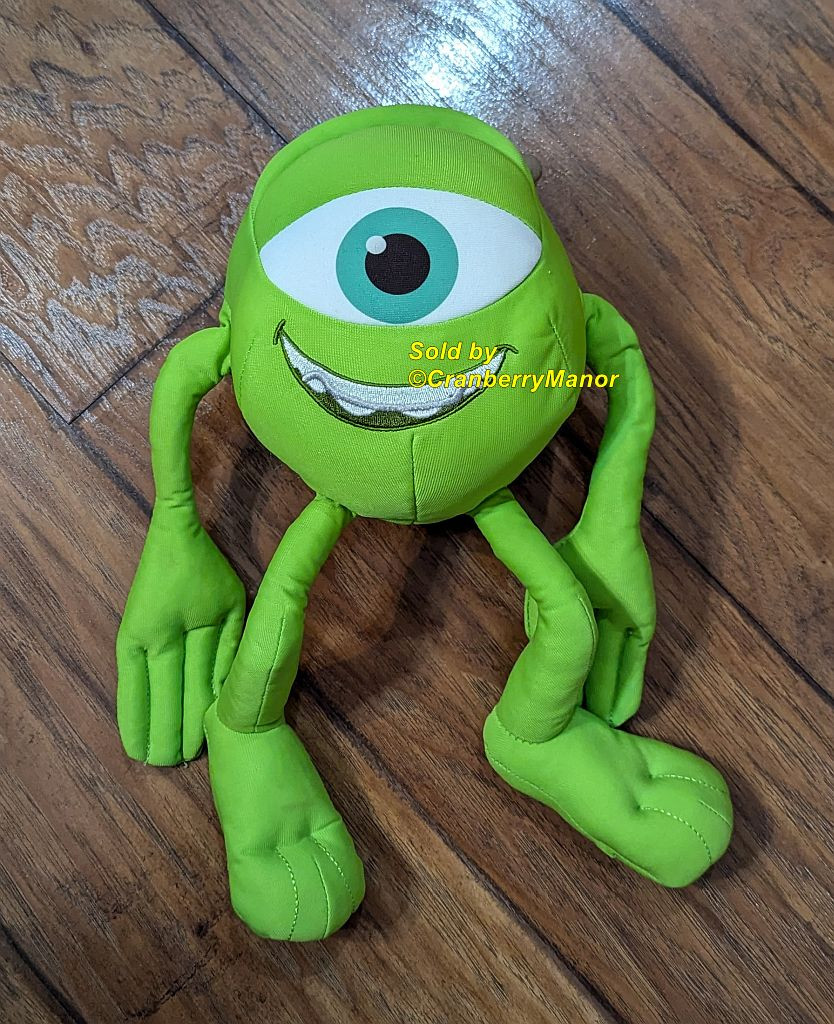 Disney Monsters Inc University Mike Stuffed My Scare Pal Talking Doll Pixar  Toy Plushie Kid Child Gift