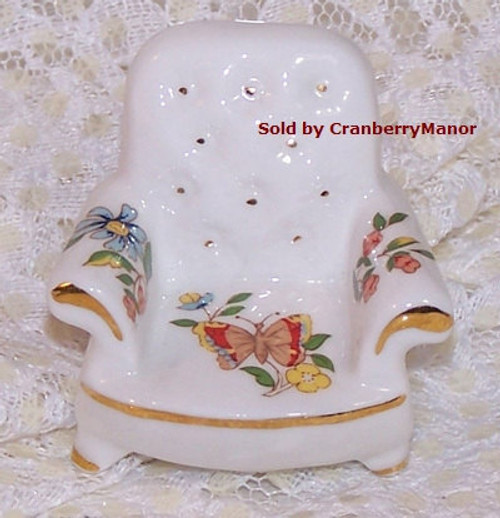 Aynsley Cottage Garden Miniature Butterfly Chair Vintage