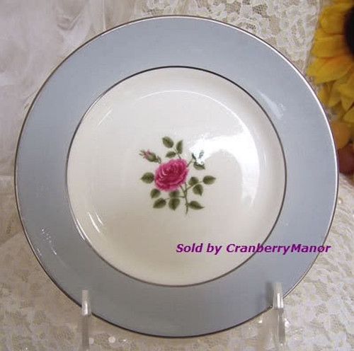 Royal Doulton Plate Chateau Rose Dish Vintage Designer Fine Bone China Bread Butter