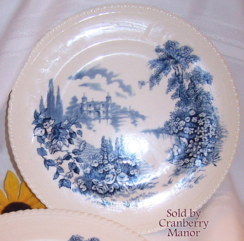 Castle on the Lake Dinner Plate by Johnson Bros England