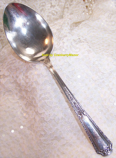 Towle Sterling Silver Louis XIV Casserole Serving Spoon Vintage Designer Flatware