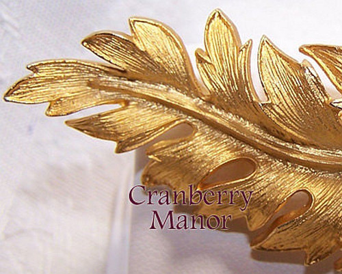 Coro Pegasus Brooch Multi Chrome Fan Pin Vintage Mid Century