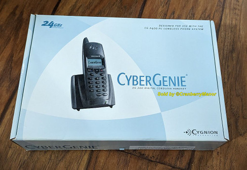 Cygnion Cybergenie 2.4-GHz Cordless Handset CG2400 System DG200 NIB NOS