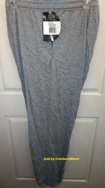 Fruit of the Loom Jersey Pants 2XL Gray, NOS NWT