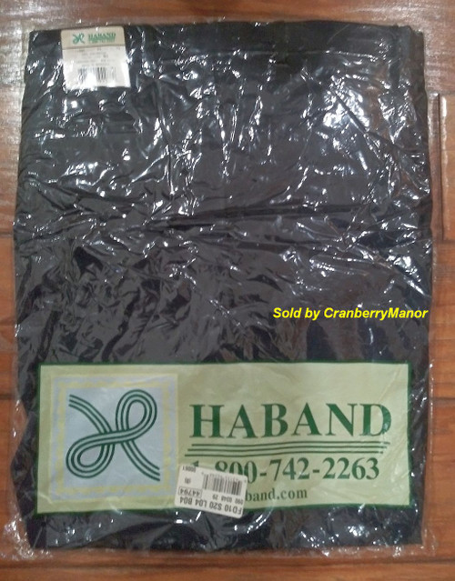 Haband Black Pants 48x29, NOS NWT in Bag