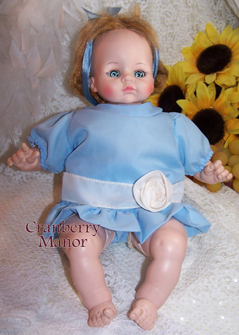Madame Alexander Doll Cryer Baby Redressed Vintage Blue Crier Toy