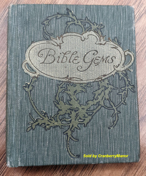 Antique Bible Gems Mini Daily Readings Book of Hymns Etc from England