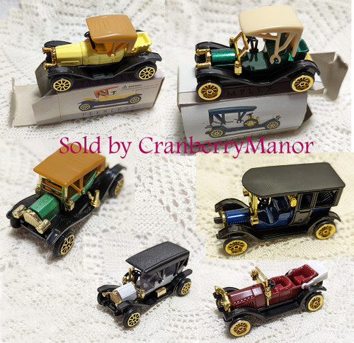 Reader's Digest Car Diecast Toy Automobile Vintage Designer Gift Lot 6 Box