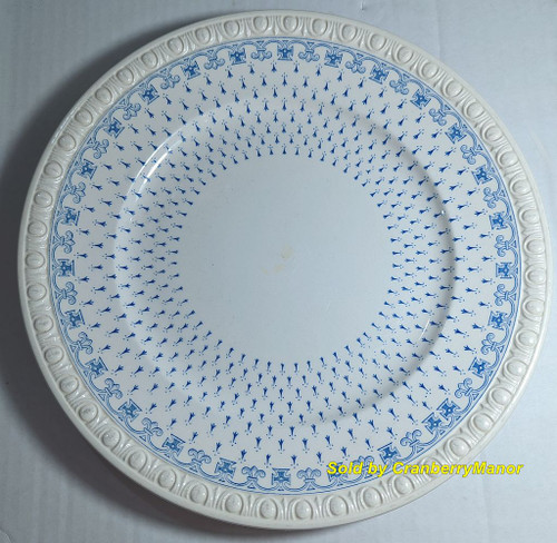 Copeland Spode Ermine on Centurion Dinner Plate Vintage Designer Stoneware B