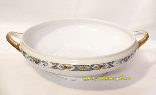 Noritake  Allerton Round Vegetable Bowl Vintage Designer Serving China Japan