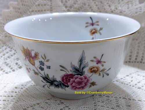 Avon Bowl Dragonfly Heirloom Independence Day Dish Vintage Designer Japan China