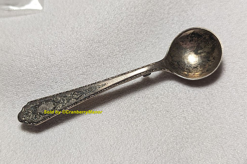 Sterling Silver Brooch Spoon Pin Vintage Fine Fashion Jewelry