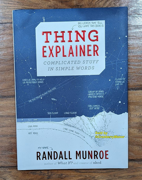 The Thing Explainer by Randall Munroe Hardcover Dusk Jacket Book