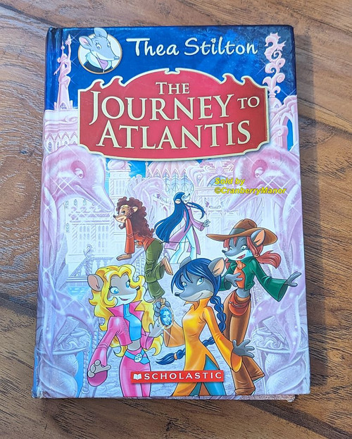 Thea Stilton Book The Journey to Atlantis Geronimo Stilton Adventure Hardcover 