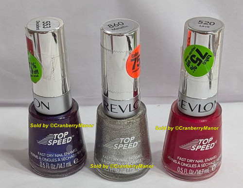 Revlon Nail Polish NOS Cream Multi Chrome Glitter Lacquer Makeup Gift Each