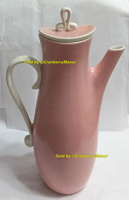 Metlox Vernon California Pottery Poppytrail Confetti Coffee Pot Dish Lid Vintage Mid Century Mod Ceramic Home Décor Gift