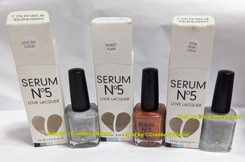 Serum No. 5 Nail Polish NOS Glitter Holo Multi Chrome Lacquer Makeup Gift Each