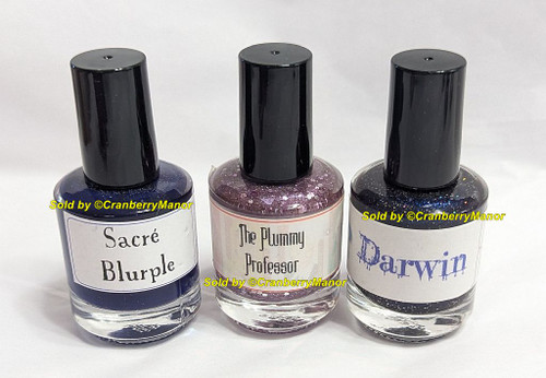 LynBDesigns Indie Nail Polish NOS Artisan Glitter Holo Multi Chrome Lacquer Makeup Gift Lot 6