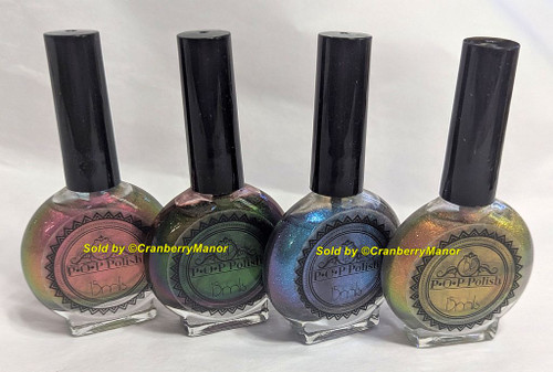 POP Polish Indie Nail Polish NOS Indie Glitter Multi Chrome Lacquer Makeup Gift Each