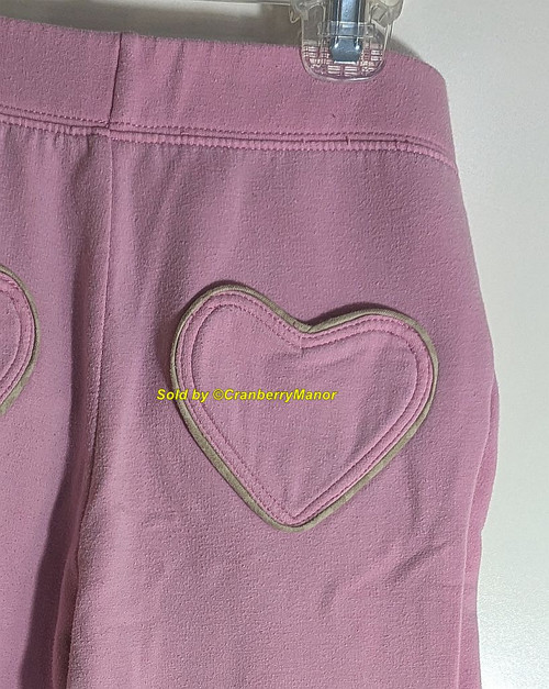 Gymboree Heart Pocket Smart Kitties Sweat Pants Pink Trousers Vintage Toddle Child Clothing Gift