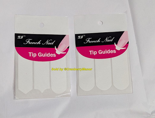 French Nail Art Tip Guides 3 Style Nailart Sticker for Polish NOS NIP Makeup Gift Lot 2
