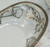 National Silver Glass Bowl Sterling Overlay Poppy Flower Dish Mid Century Vintage Designer Gift