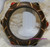 Wood Glass Carved BOHO Tribal Bohemian Cuff  Bracelet Vintage Fashion Jewelry