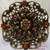 Coro  Victorian Revival Brooch Amethyst Topaz Rhinestone Pin Vintage Designer Jewelry