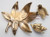Pastelli Leaf Brooch Earrings Vintage Designer Fashion Jewelry