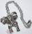 Elephant Pendant Puppet Necklace Vintage Silver Fashion Jewelry