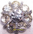Crystal Rhinestone Paste Brooch Vintage Jewelry