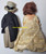 Nancy Ann Storybook Groom Doll Bride Toy Vintage Bride Bridal Gift Set Cake Top
