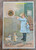 J&P Coats Sewing Victorian Trade Business Card Girl Feeding Dogs