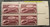 Universal and International Exhibition Brussels 3 Cent Stamp Block Vintage