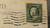 St. Patrick's Day Let Erin Remember Gold Gilt Embossed Postcard from HSV Litho. Co. with Franklin 1 Cent Stamp Antique