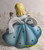 Lefton Figurine 1853APR April Girl Blue Umbrella Vintage Designer China Home Decor