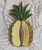 Crown Trifari Brooch Enamel Lucky Pineapple Pin Vintage Designer Fashion Jewelry Gift