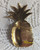 Crown Trifari Enamel Pineapple Brooch Vintage Designer Fashion Jewelry