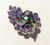 Weiss Brooch Amethyst Purple Crystal Pin Vintage Designer Fashion Jewelry Gift