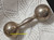 Tiffany Rattle Sterling Silver Baby Barbell Vintage Designer Shower Newborn Gift