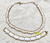 Crown Trifari Milk White Thermoset Zig Zag Necklace Bracelet Vintage Designer Jewelry